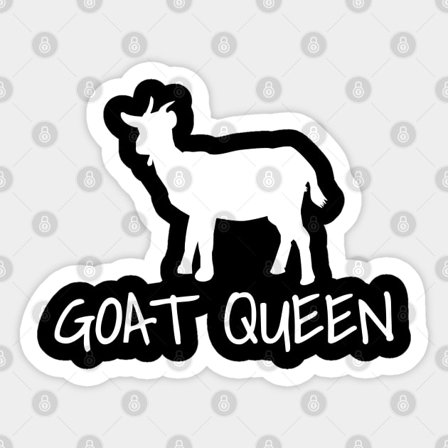 Goat Queen Sticker by LunaMay